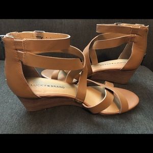 Lucky Wedge sandals - size 9 - minimal wear